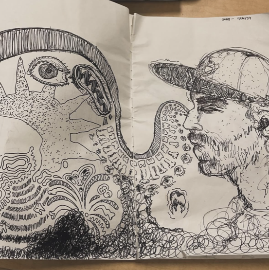 Bird & Beast — Ink on paper
