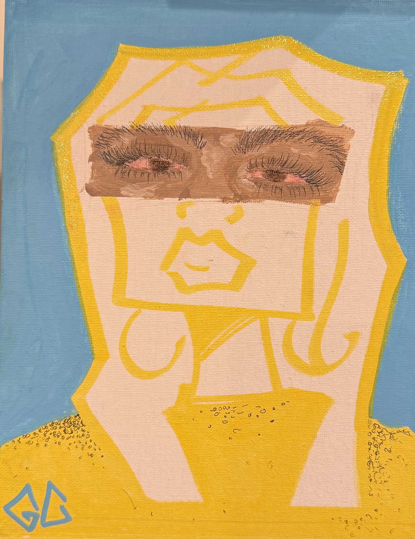Eyes — Acrylic on canvas