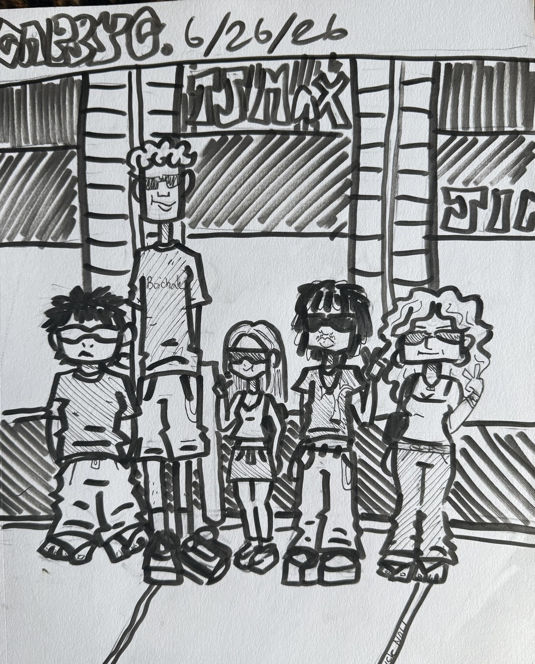 SAIC Crew — Ink on paper